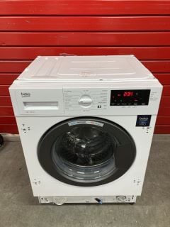 BEKO INTEGRATED 7KG WASHING MACHINE MODEL: WTIK76121 RRP: £369 (EX DISPLAY)