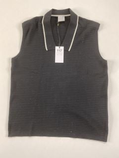 PAUL SMITH WOMEN'S KNITTED TOP. SIZE: M, MADE FROM: 100% ORGANIC COTTON. RRP: £180