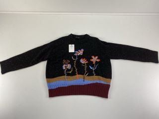 PAUL SMITH WOMEN'S KNITTED JUMPER. SIZE: L, MADE FROM: 66 WOOL 14 VISCOSE 20 PA. RRP: £225