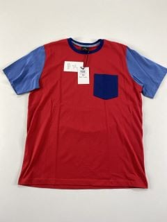 PAUL SMITH MEN'S LS CN REG FIT T-SHIRT. SIZE: L, MADE FROM: 100% ORGANIC COTTON. RRP: £65