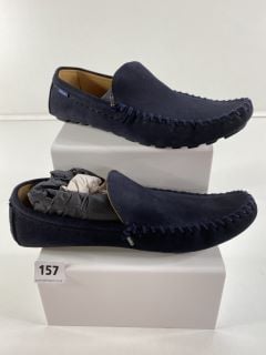 PAUL SMITH MEN'S SHOE DUSTIN DARK NAVY. SIZE: 10, MADE FROM: 100% COW LEATHER UPPER/RUBBER SOLE. RRP: £150