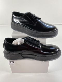 PAUL SMITH MEN'S SHOE SOANE BLACK. SIZE: 10, MADE FROM: MEN'S SHOE 100% COW LEATHER UPPER/RUBBER SOLE. RRP: £385