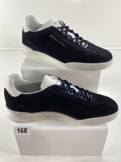 PAUL SMITH MEN'S SHOE ACHIRUS DARK NAVY. SIZE: 7, MADE FROM: 100% COW LEATHER UPPER/RUBBER SOLE. RRP: £165