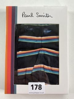 PAUL SMITH MEN'S TRUNK. SIZE: S, MADE FROM: 94 COTTON 6 SPANDEX KNITTED. RRP: £27