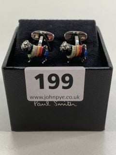 PAUL SMITH MEN'S CUFFLINK DOG. MADE FROM: 70 COPPER 30 ZINC WITH 100% ENAMEL PLATED. RRP: £100