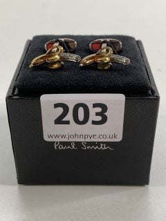 PAUL SMITH MEN'S CUFFLINK BANANA. MADE FROM: 70 COPPER 30 ZINC PLATED. RRP: £100