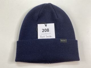 PAUL SMITH MEN'S HAT CASHWOOL BEANIE. MADE FROM: 100% LAMBSWOOL KNITTED. RRP: £55