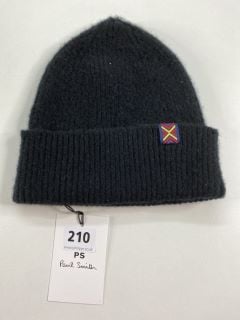 PAUL SMITH MEN'S HAT OPTIC TAPE. MADE FROM: 100% LAMBSWOOL KNITTED. RRP: £55