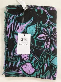 PAUL SMITH MEN'S SCARF WOODCUT. MADE FROM: 100% WOOL WOVEN. RRP: £140