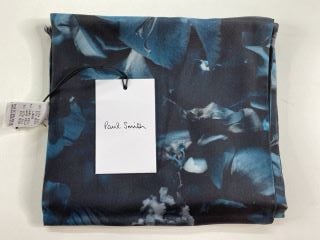 PAUL SMITH MEN'S SCARF FLORAL TUBULR. MADE FROM: 100% SE LINING 70%WO 30%SE. RRP: £125