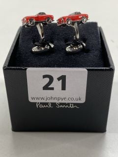 PAUL SMITH MEN'S CUFFLINK FIFTIES CAR. MADE FROM: 70 COPPER 30 ZINC WITH 100% ENAMEL PLATED. RRP: £100