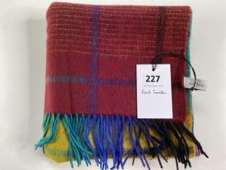 PAUL SMITH MEN'S SCARF ANDROMEDA. MADE FROM: 100% WOOL WOVEN. RRP: £110