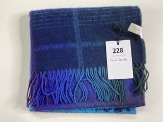 PAUL SMITH MEN'S SCARF ANDROMEDA. MADE FROM: 100% WOOL WOVEN. RRP: £110