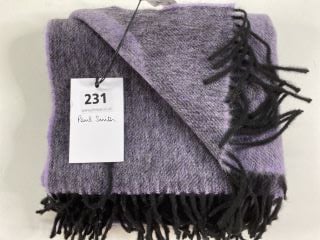 PAUL SMITH MEN'S SCARF PAULS LOGO. MADE FROM: 95 LAMBSWOOL 5 CASHMERE. RRP: £150