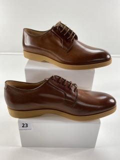 PAUL SMITH MEN'S SHOE GOMEZ TAN. SIZE: 9, MADE FROM: 100% CALF LEATHER/RUBBER SOLE. RRP: £325