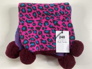 PAUL SMITH WOMEN'S POM SCARF RRP£155