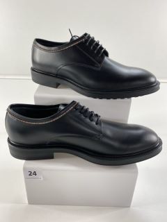 PAUL SMITH MEN'S SHOE RUTFORD BLACK MULTI TOPLIINE. SIZE: 9, MADE FROM: 100% COW LEATHER UPPER/RUBBER SOLE. RRP: £365