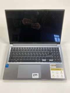 ASUS VIVOBOOK 512GB LAPTOP IN SILVER: MODEL NO X1505V (WITH BOX & CHARGER) (SMASHED SCREEN). INTEL CORE I3-1315U @ 1.20GHZ, 8GB RAM,   [JPTN41112]