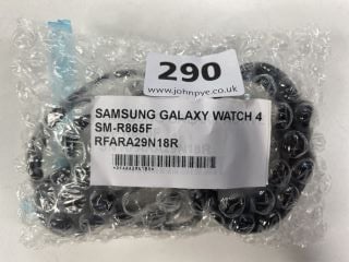 SAMSUNG GALAXY WATCH 4 SMARTWATCH IN BLACK: MODEL NO SM-865F (WITH CHARGE CABLE)  [JPTN41209]