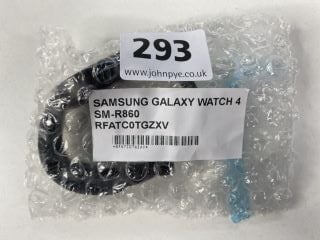 SAMSUNG GALAXY WATCH 4 SMARTWATCH IN BLACK: MODEL NO SM-R860 (UNIT ONLY)  [JPTN41225]