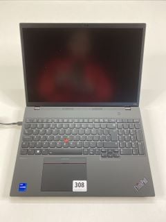 LENOVO THINKPAD P16S GEN 2 LAPTOP IN GREY. (WITH BOX & CHARGE UNIT) (NO ON SCREEN DISPLAY HARD DRIVE REMOVED TO BE SOLD AS SALVAGE/SPARES).   [JPTN41195]