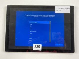 MICROSOFT SURFACE PRO (5TH GEN)  TABLET WITH WIFI IN SILVER: MODEL NO 1796 (UNIT ONLY) (TOUCH SCREEN FAULT)  [JPTN41255]