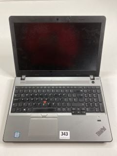 LENOVO THINKPAD E570 LAPTOP IN BLACK. (UNIT ONLY) (SALVAGE PARTS ONLY).   [JPTN41238]