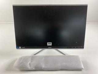 ACER ASPIRE  C24-1650 AIO 1TB PC IN SILVER: MODEL NO D20W4 (WITH BOX, POWER UNIT, KEYBOARD, MOUSE & STAND, POWER FAULT, SALVAGE/SPARES). INTEL CORE I5-1135G7,   [JPTN28696]