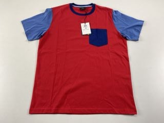 PAUL SMITH MEN'S LS CN REG FIT T-SHIRT. SIZE: L, MADE FROM: 100% ORGANIC COTTON. RRP: £65