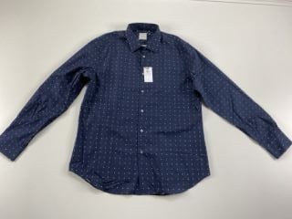 PAUL SMITH GENT'S S/C TAILORED SHIRT. SIZE: 17.5, MADE FROM: 100% COTTON. RRP: £200