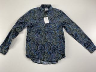 PAUL SMITH MEN'S SHIRT TAILORED FIT LS. SIZE: M, MADE FROM: 100% LYOCELL. RRP: £155