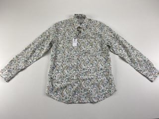 PAUL SMITH GENT'S S/C TAILORED SHIRT. SIZE: 16.5, MADE FROM: 100% COTTON. RRP: £245