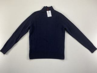 PAUL SMITH GENT'S PULLOVER FUNNEL NECK. SIZE: S, MADE FROM: 100% CASHMERE. RRP: £395