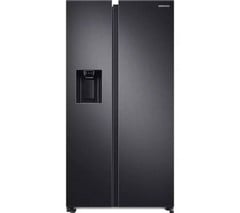 SAMSUNG SERIES 8 SPACEMAX FREESTANDING AMERICAN STYLE FRIDGE FREEZER - SILVER - MODEL NUMBER RS68A884CSL1/EU - RRP £2279 (JOHN PYE WHITEGOODS CONDITION REPORT: UNIT POWERED UP, NO ERROR CODE APPARENT