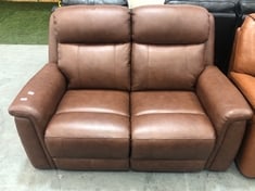 LA-Z-BOY ANDERSON 2 SEATER POWER RECLINER SOFA IN MEZZO BROWN LEATHER - RRP £1569