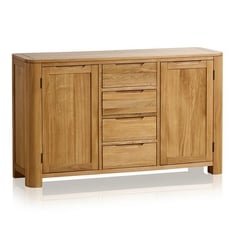 ROMSEY NATURAL SOLID OAK LARGE SIDEBOARD - ITEM NO. RMS016 - RRP £420