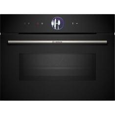 BOSCH INTEGRATED ELECTRIC OVEN IN BLACK - MODEL NO. HT6B6MC0S