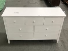 JOHN LEWIS ANYDAY WILTON 7 DRAWER CHEST IN WHITE - RRP £399