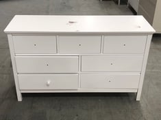 JOHN LEWIS ANYDAY WILTON 7 DRAWER CHEST IN WHITE - RRP £399