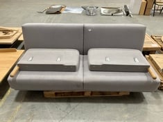 JOHN LEWIS 3 SEATER SOFA IN LIGHT GREY FABRIC