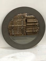 APPROX 91 CM DIA CIRCLE MIRROR IN CONCRETE EFFECT - ITEM CODE. 231565