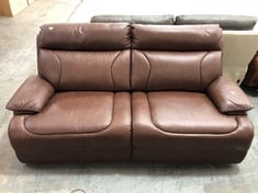 LA-Z-BOY WINCHESTER 3 SEATER POWER RECLINER SOFA IN ALTARA CHOCOLATE LEATHER - RRP £1669