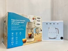 4 X ASSORTED ITEMS TO INCLUDE TASSIMO FINESSE COFFEE MAKER IN COLOUR CREAM- RRP £120