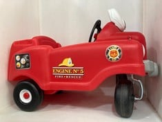 3 X ASSORTED ITEMS TO INCLUDE LITTLE TIKES FIRE RESCUE ENGINE