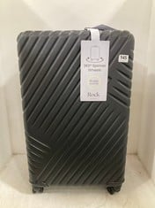 ROCK SANTIAGO 74CM 4 WHEEL SUITCASE IN BLACK