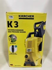 KARCHER K3 POWER WASHER- RRP £190