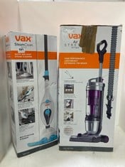 VAX AIR STRETCH PET MAX VACUUM CLEANER - MODEL NO.: U85-AS-PME - RRP £120 TO INCLUDE VAX STEAM CLEAN MULTI STEAM CLEANER