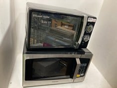 TOSHIBA MICROWAVE OVEN - MODEL NO.: ML-EM23P(SS) TO INCLUDE MORPHY RICHARDS 20L 800W MANUAL MICROWAVE - SILVER