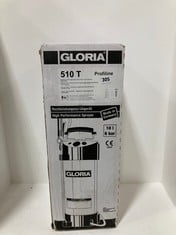 GLORIA '510 T PROFILINE ' 10L 6 BAR HIGH PERFORMANCE SPRAYER - RRP £175