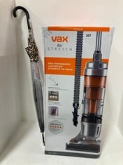 VAX AIR STRETCH UPRIGHT VACUUM CLEANER IN SILVER/ORANGE - MODEL: U85-AS-BE - RRP £100